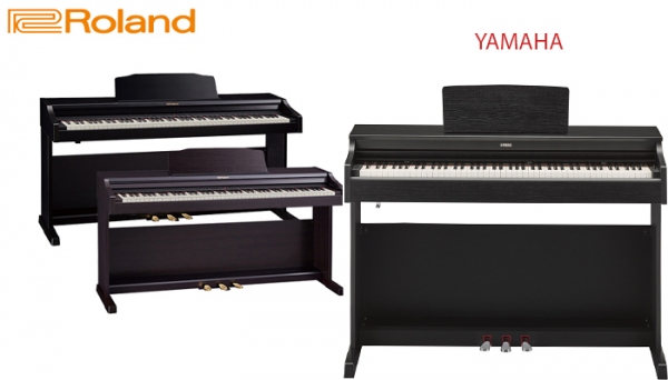 Nên mua đàn piano điện Yamaha hay Roland