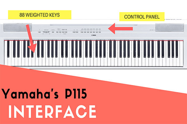 Đàn piano điện Yamaha P115